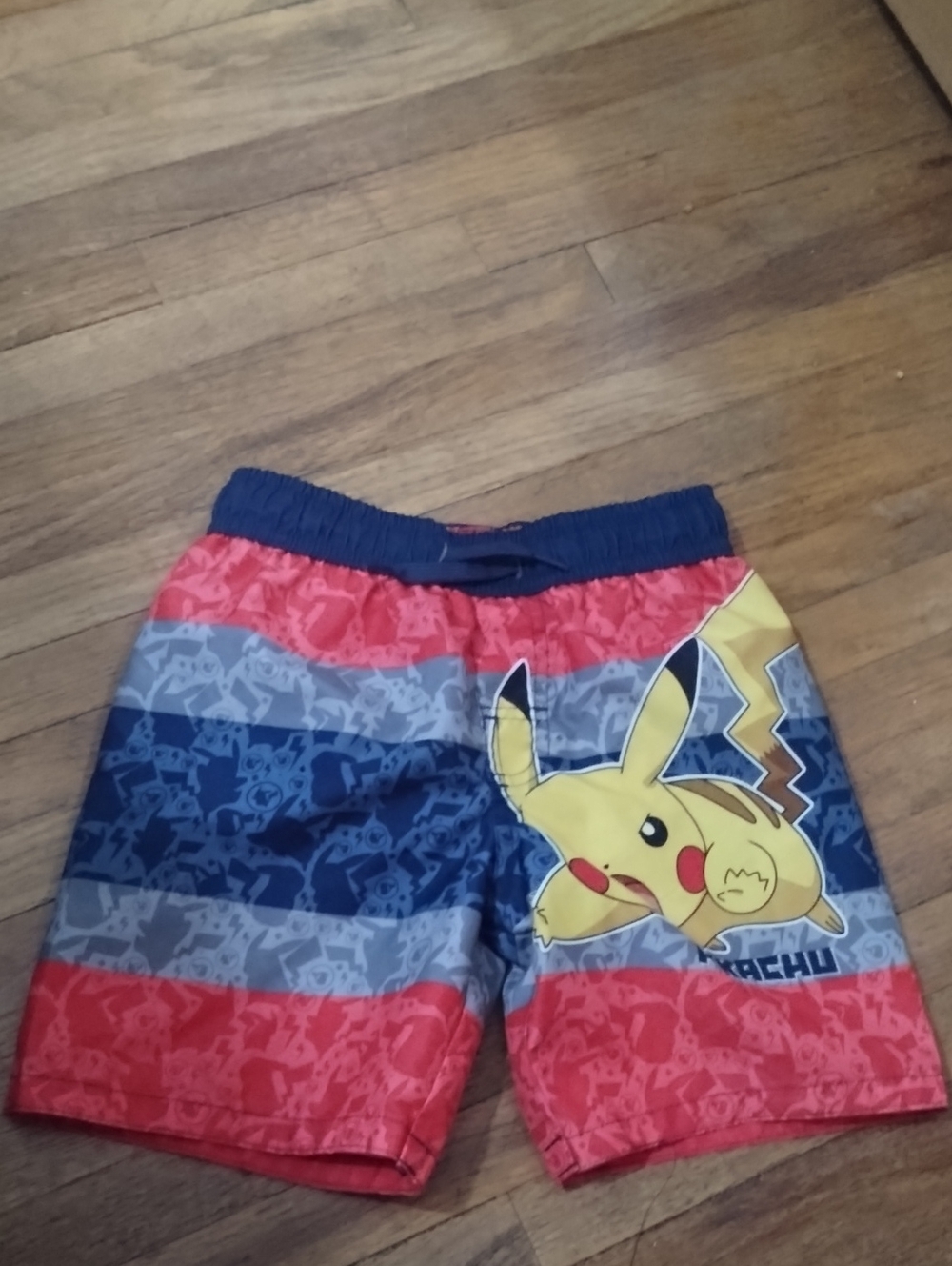 Pokemon Pikachu Swim Shorts - Red, Blue, Yellow